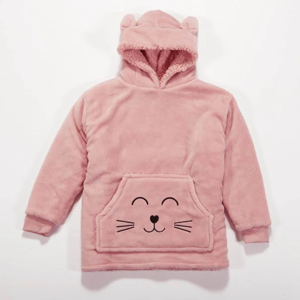 Fleece Φούτερ Με Sherpa Nef-Nef Homeware Junior Smiling Cat
