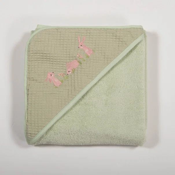 Βρεφική Κάπα (75x75) Nef-Nef Homeware Baby Country Bunny