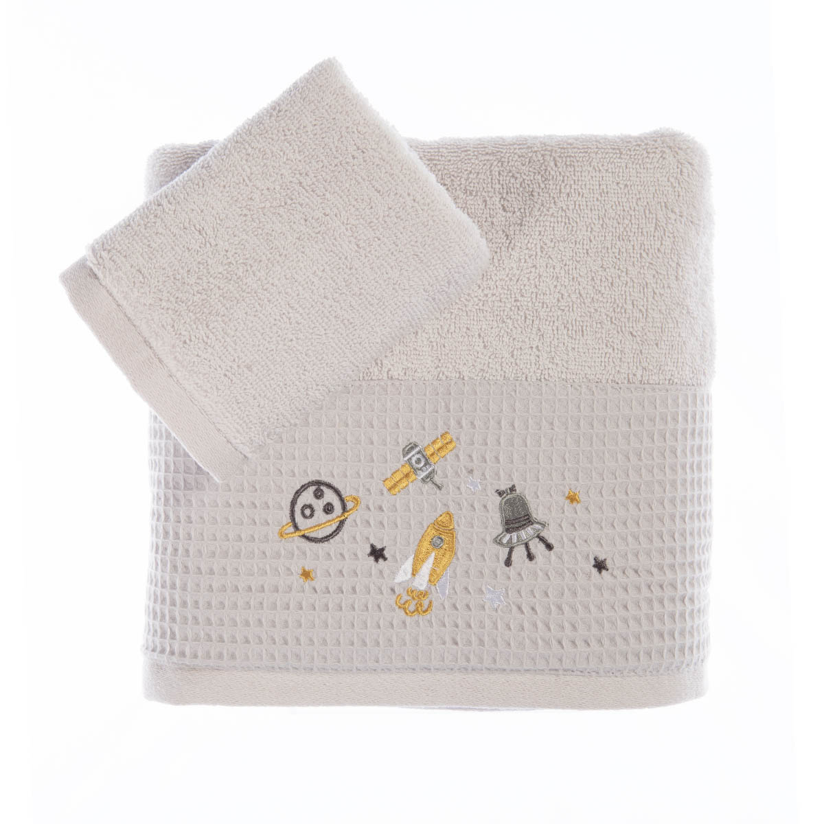 Παιδικές Πετσέτες (Σετ 2τμχ) Nef-Nef Homeware Baby My Universe 420gsm