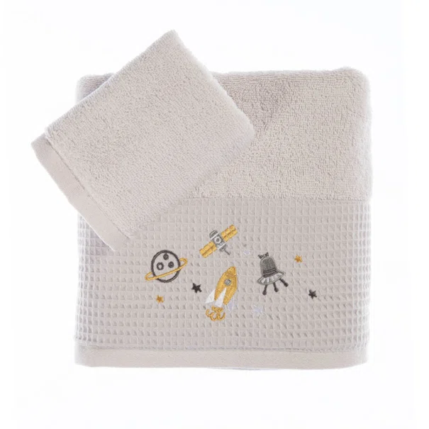 Παιδικές Πετσέτες (Σετ 2τμχ) Nef-Nef Homeware Baby My Universe 420gsm