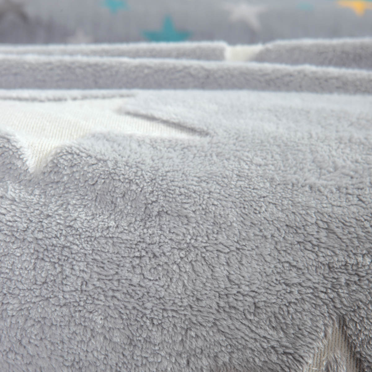 Φωσφοριζέ Κουβέρτα Fleece Κούνιας (110x150) Nef-Nef Homeware Junior Starlight Grey