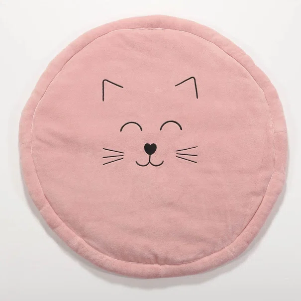 Μαλακό Στρώμα Παιχνιδιού (Φ90) Nef-Nef Homeware Smiling Cat