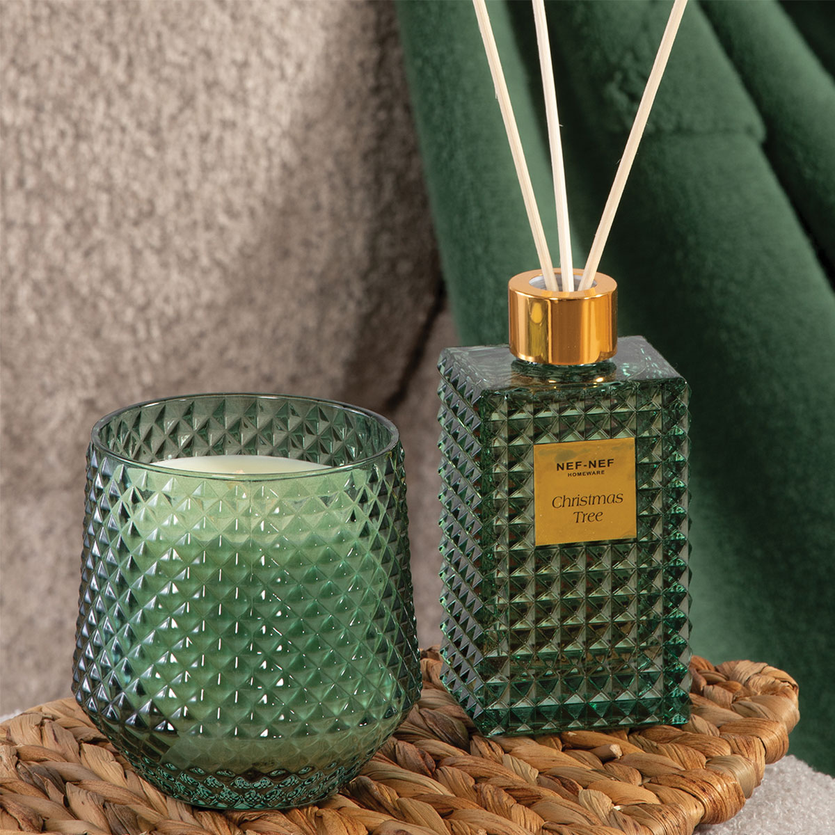 Κερί Αρωματικό 240Gr Nef-Nef Homeware Christmas Tree Διακόσμηση Αρωματικά Χώρου - Diffuser Κεριά Spitishop