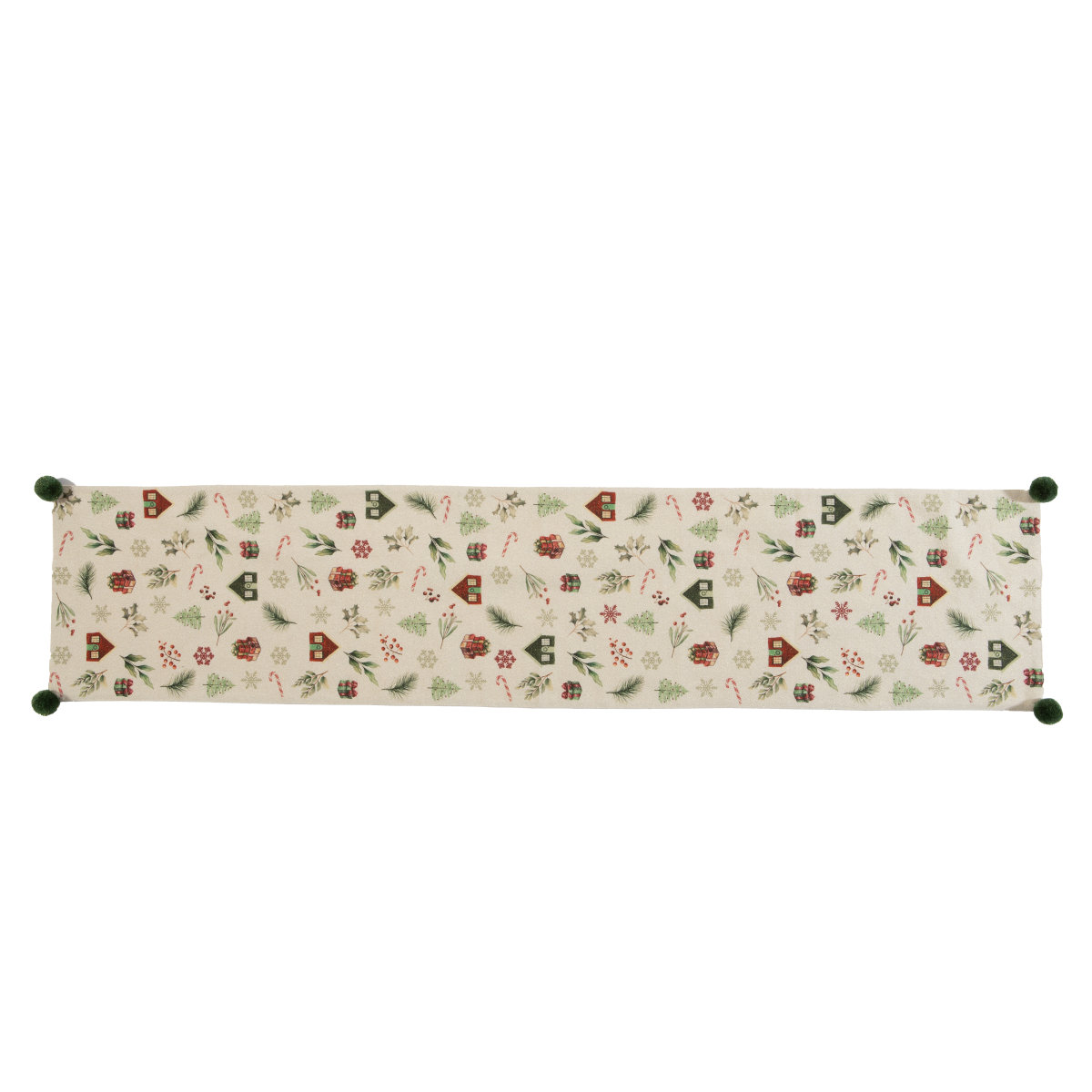 Χριστουγεννιάτικη Τραβέρσα (33X150) Nef-Nef Homeware White Christmas Χριστουγεννιάτικα Χριστουγεννιάτικες Τραβέρσες Spitishop