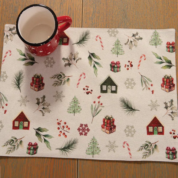 Χριστουγεννιάτικο Σουπλά (33x48) Nef-Nef Homeware White Christmas