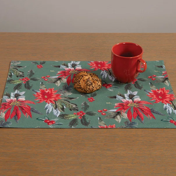 Χριστουγεννιάτικο Σουπλά 2 Όψεων (33x48) Nef-Nef Homeware Mistletoe