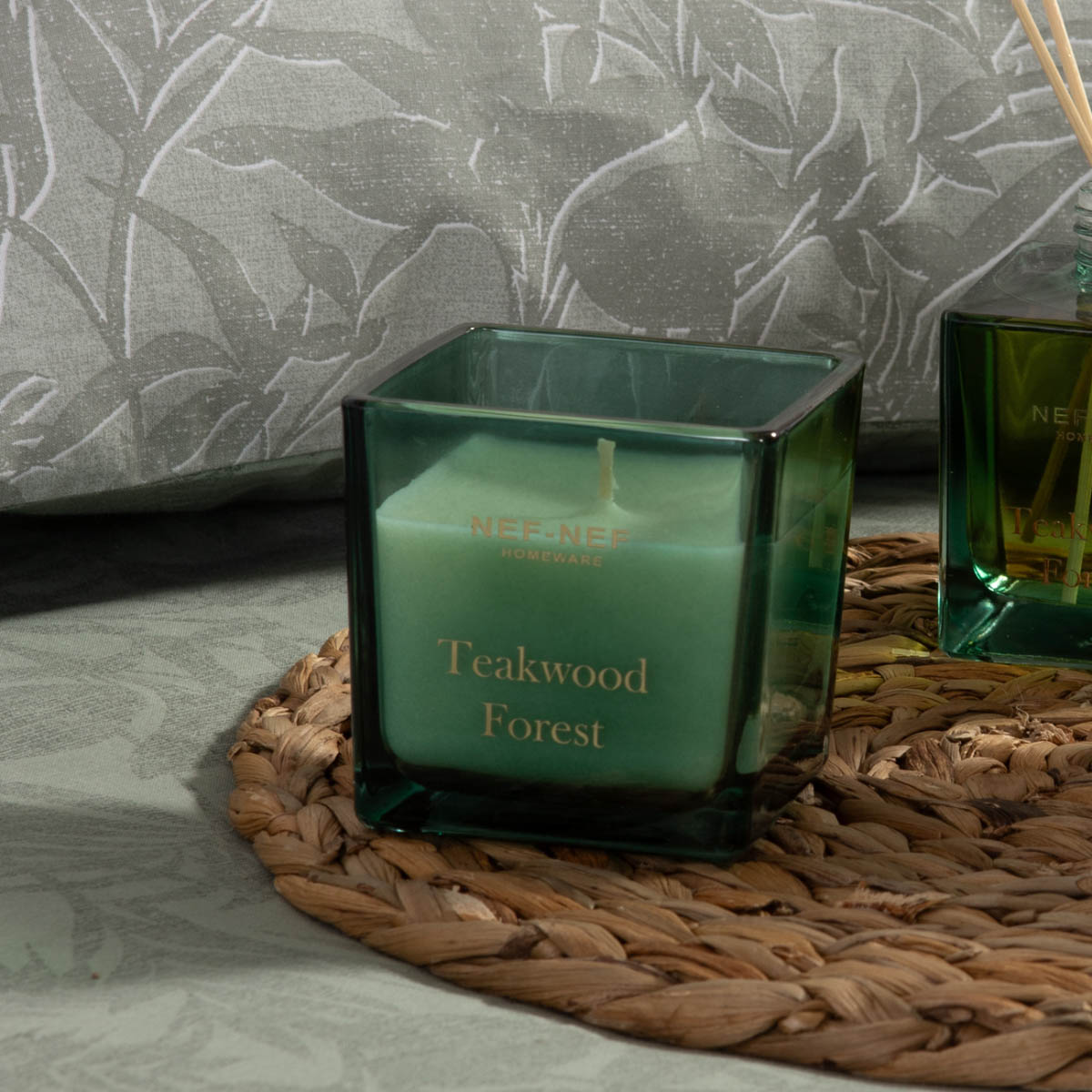 Κερί Αρωματικό 200gr Nef-Nef Homeware Teakwood Forest 617214