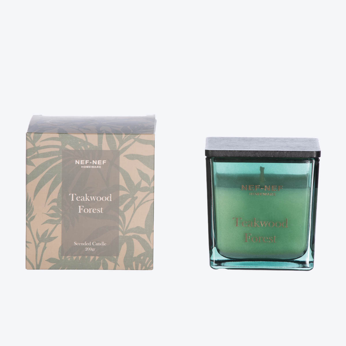 Κερί Αρωματικό 200gr Nef-Nef Homeware Teakwood Forest