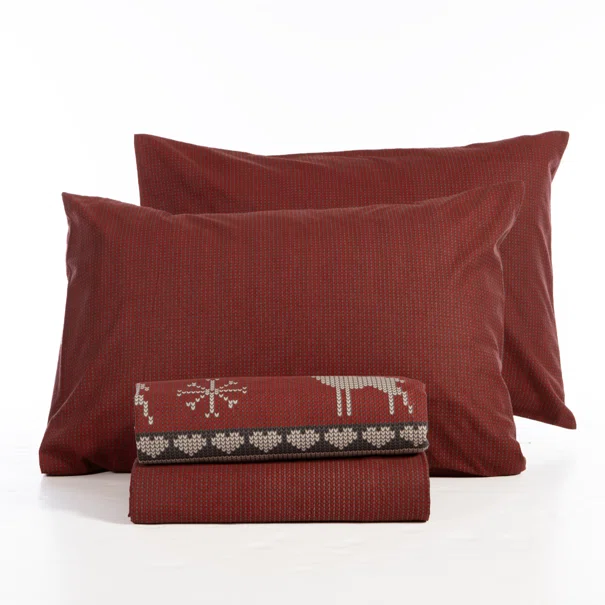 Φανελένια Σεντόνια Μονά (Σετ) Nef-Nef Homeware Flannel Tinsel