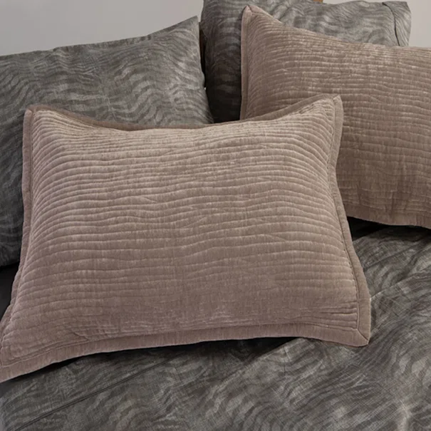 Ζεύγος Μαξιλαροθήκες (52x72) Nef-Nef Homeware Elements Brave Mocca