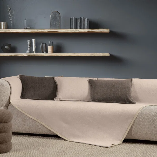 Ριχτάρι Καναπέ Τριθέσιου 2 Όψεων (180x300) Nef-Nef Homeware Tanger New Beige/Ecru