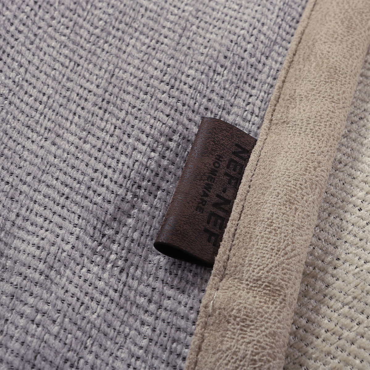 Ριχτάρι Καναπέ Διθέσιου 2 Όψεων (180X250) Nef-Nef Homeware Tanger New Grey Ecru Λευκά Είδη Σαλονιού Ριχτάρια Χειμερινά Spitishop