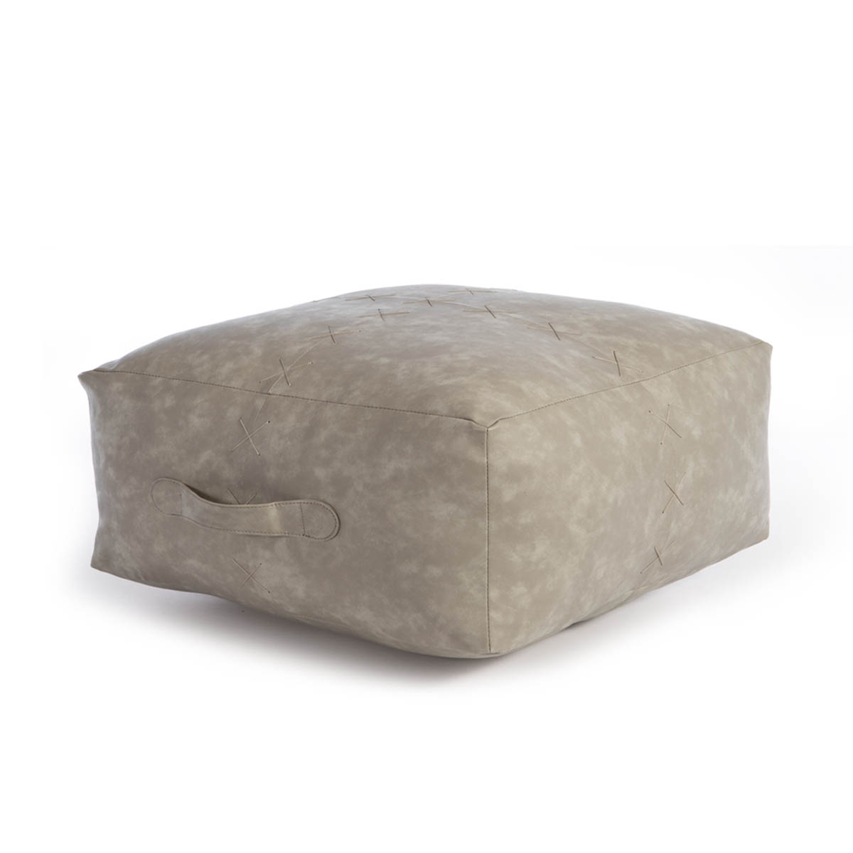 Πουφ (50X50X25) Nef-Nef Homeware Lethal Grey Έπιπλα Σαλονιού Spitishop