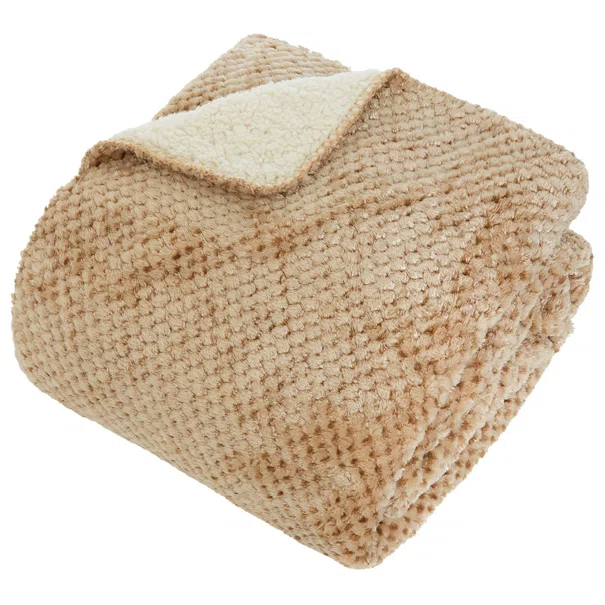 Κουβέρτα Καναπέ Fleece (130x170) A-S Lyno Beige 212567B