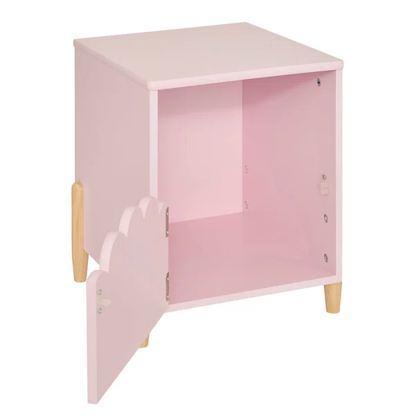 Παιδικό Κομοδίνο Με Ντουλάπι (35.5x33x40) A-S Douceur Pink 205877C