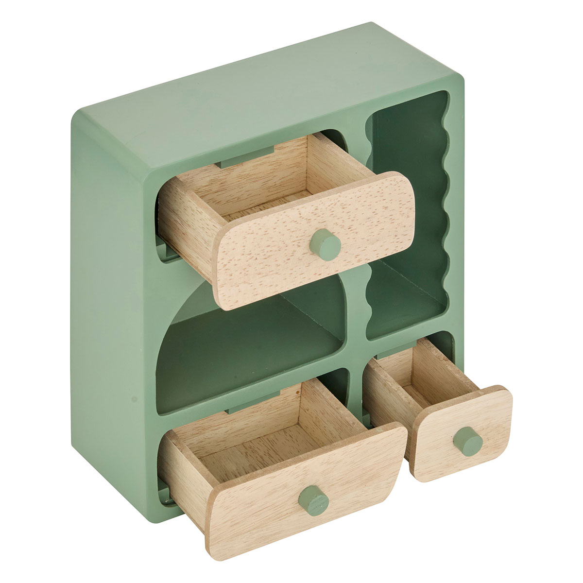 Μπιζουτιέρα με Συρτάρια (23 8X11X23 8) A-S Cheri 211538 Green Άμεσα Διαθέσιμα Είδη Οργάνωσης Spitishop