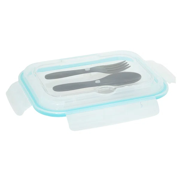 Φαγητοδοχείο Με Κουτάλι & Πιρούνι (Σετ) 1lt F-V Clipeat 203073