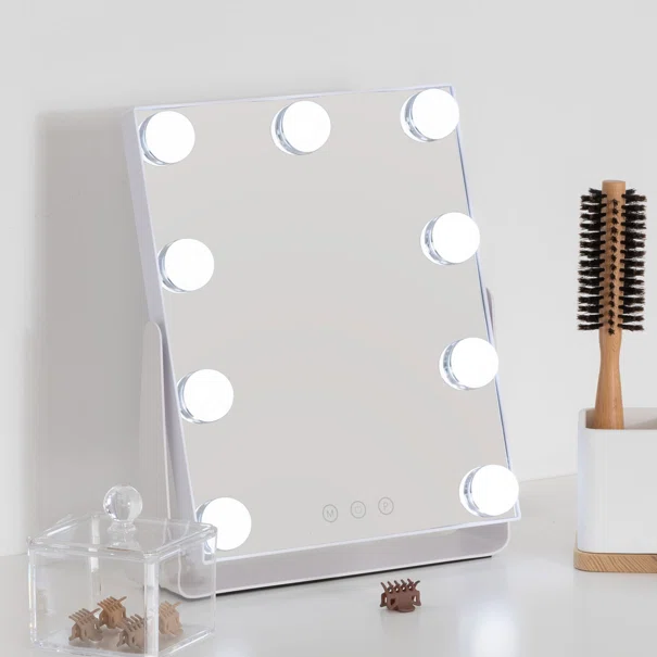 Επιτραπέζιος Καθρέφτης Με Led (27x6x32) F-V Holly 213303