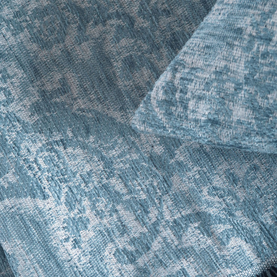 Διακοσμητική Μαξιλαροθήκη (40X40) Rythmos Bianco Blue Λευκά Είδη Σαλονιού Μαξιλάρια Διακοσμητικά Διακοσμητικές Μαξιλαροθήκες Spitishop