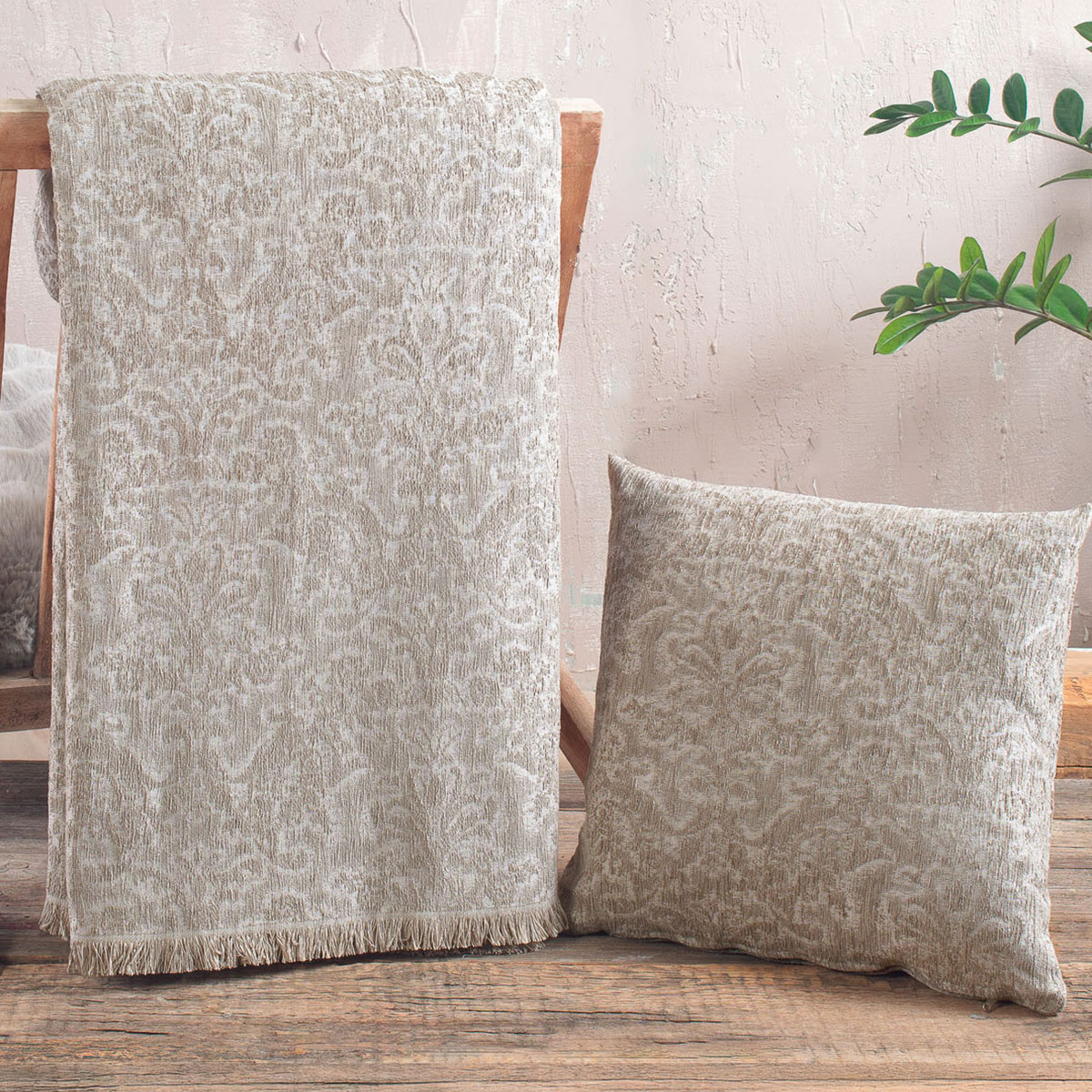 Ριχτάρι Καναπέ Διθέσιου (180x240) Rythmos Bianco Beige