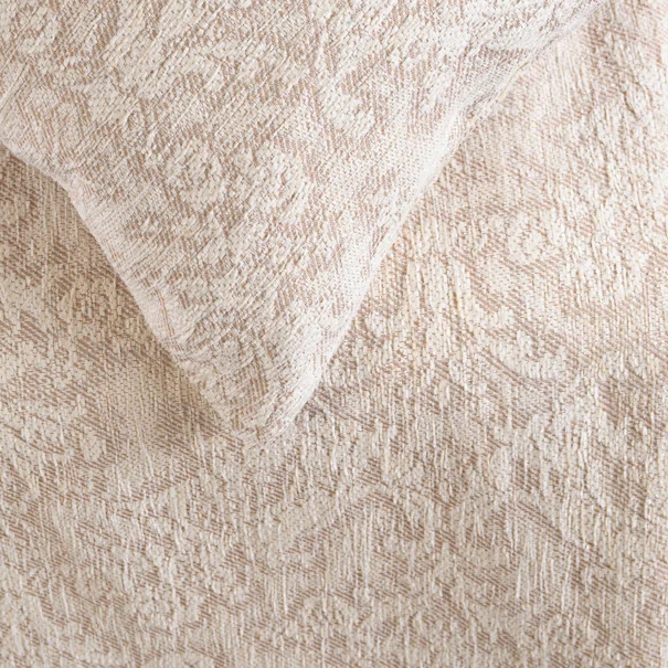 Διακοσμητική Μαξιλαροθήκη (40x40) Rythmos Bianco Ecru