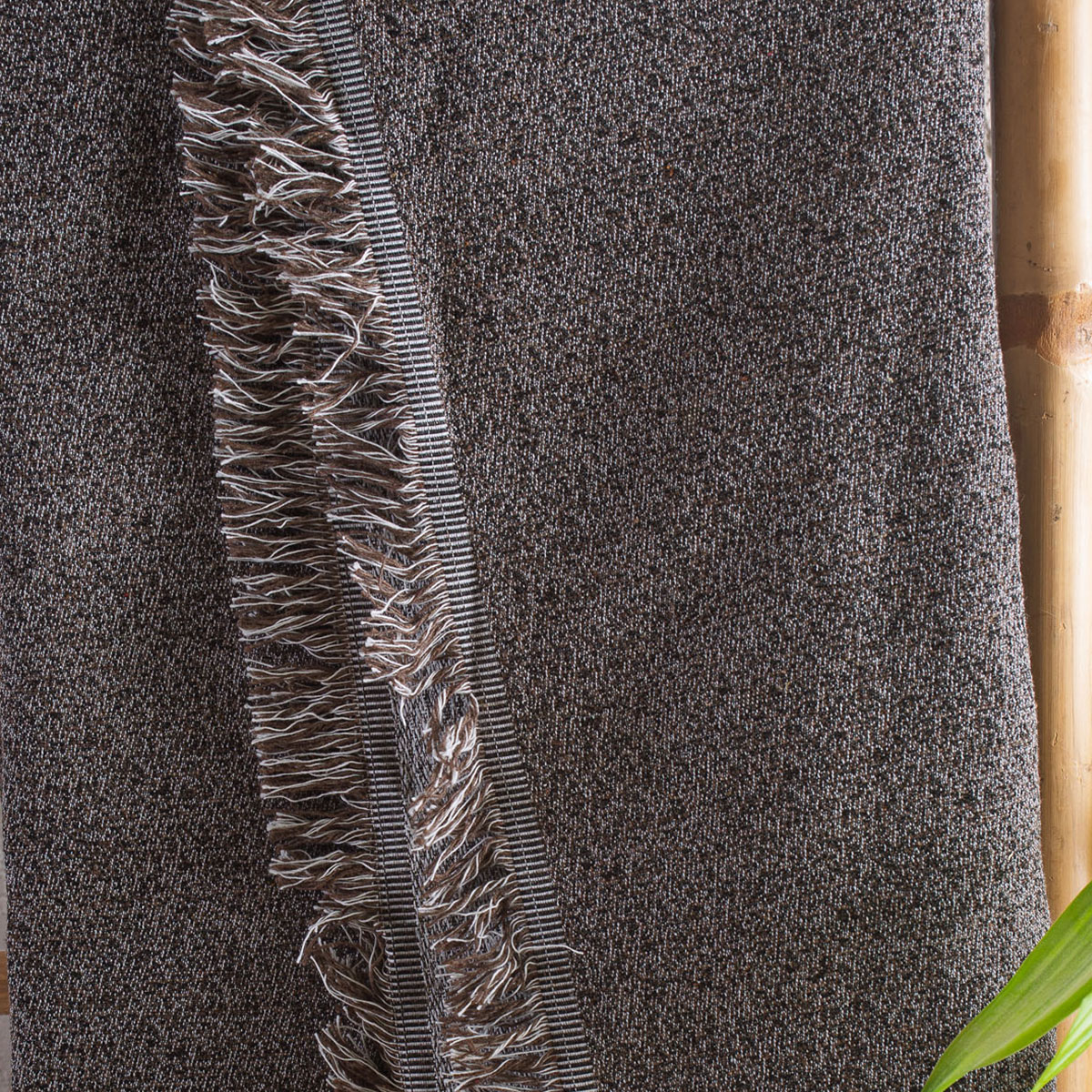 Ριχτάρι Καναπέ Διθέσιου (180X240) Rythmos Cadenza Black Brown Λευκά Είδη Σαλονιού Ριχτάρια Καλοκαιρινά All Season Spitishop
