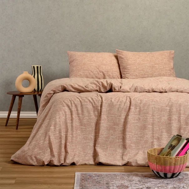 Φανελένια Παπλωματοθήκη Μονή (165x245) Melinen Winter Line Farrel Apple