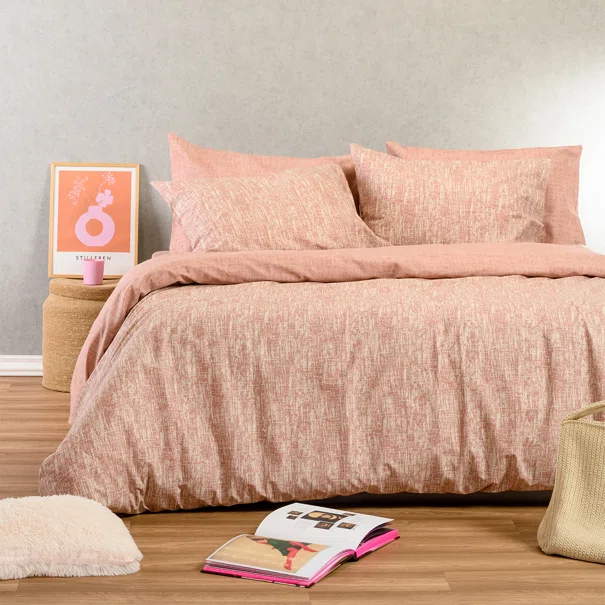 Σεντόνια Υπέρδιπλα (Σετ) Melinen Ultra Line Milan Rose