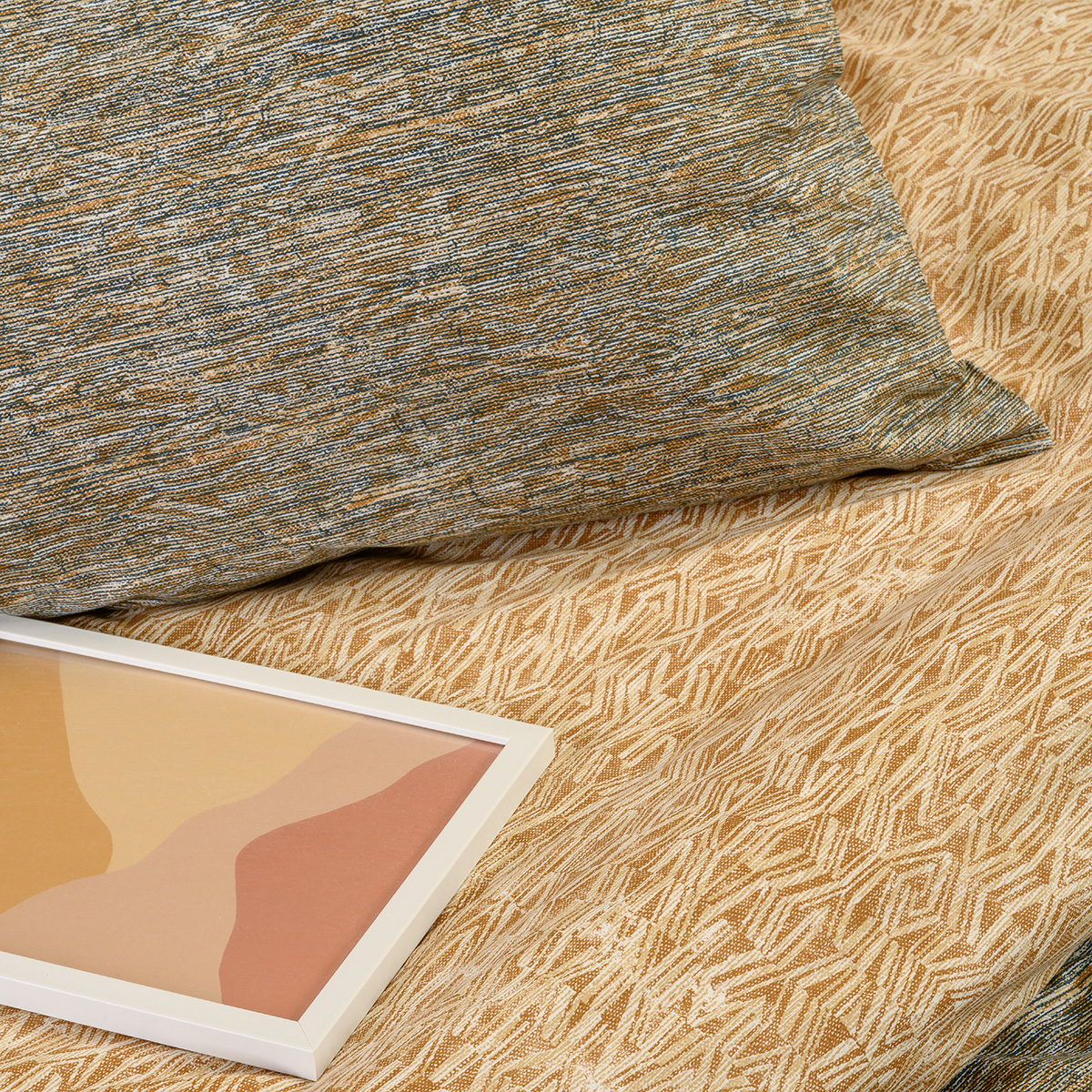 Σεντόνια Διπλά (Σετ) Melinen Casual Line Rafaelo Beige Λευκά Είδη Κρεβατοκάμαρας Σετ Spitishop