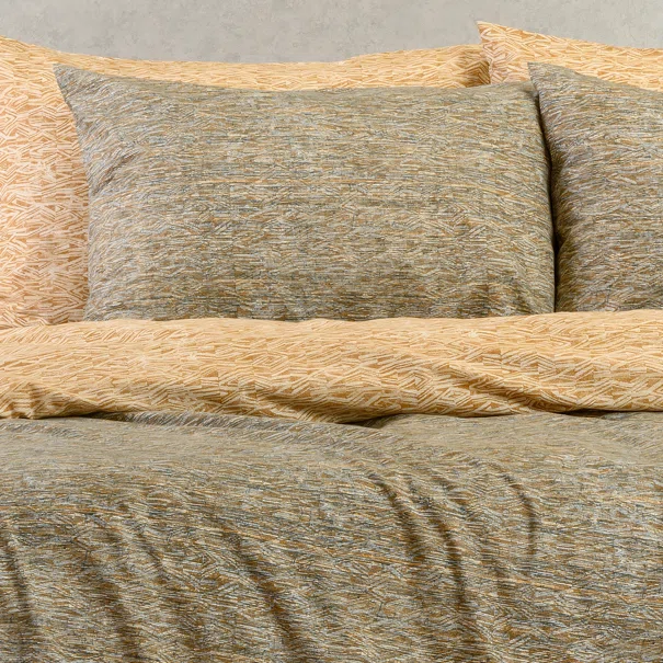 Ζεύγος Μαξιλαροθήκες (50x70) Melinen Casual Line Rafaelo Beige