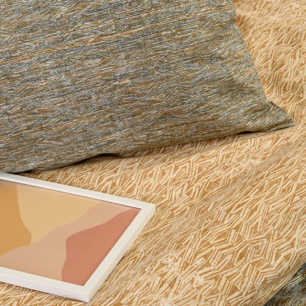Παπλωματοθήκη Υπέρδιπλη (225x245) 2 Όψεων Melinen Casual Line Rafaelo Beige