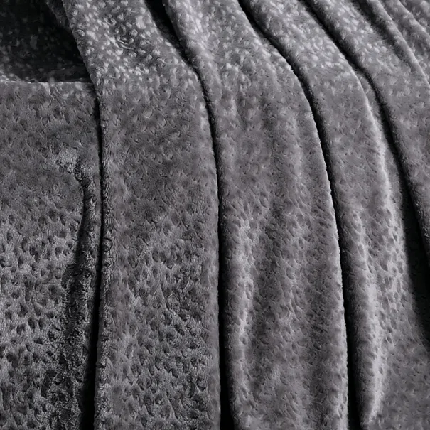 Ριχτάρι Καναπέ Τριθέσιου Fleece (170x300) Melinen Giza D.Grey