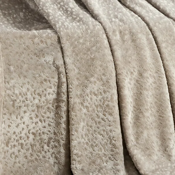 Ριχτάρι Καναπέ Τριθέσιου Fleece (170x300) Melinen Giza Greige