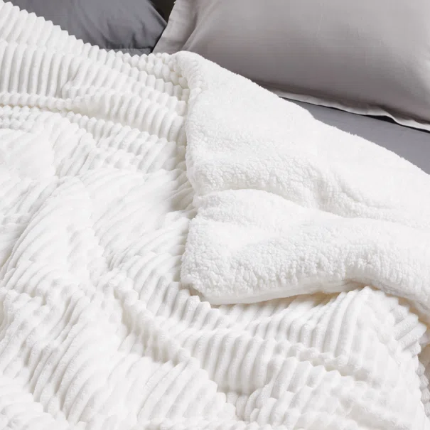 Κουβερτοπάπλωμα Υπέρδιπλο (220x240) Das Home 1364 White