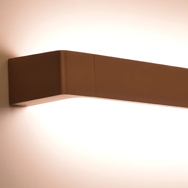 Απλίκα Τοίχου LED Aca Foga ZD810412LEDGD Dark Gold