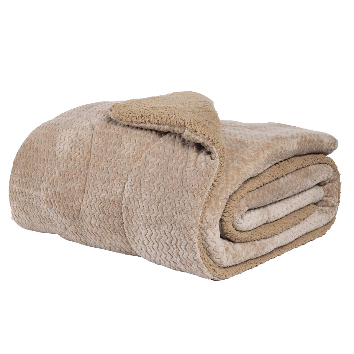 Κουβερτοπάπλωμα Υπέρδιπλο (220x240) Das Home 1367 Taupe