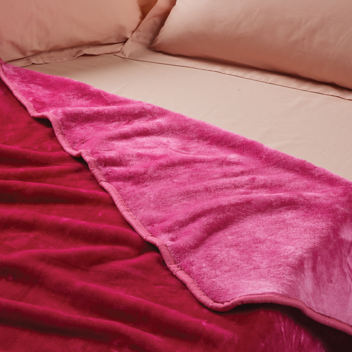 Κουβέρτα Βελουτέ Μονή (160X220) Das Home Velour 0294 Pink Λευκά Είδη Κρεβατοκάμαρας Κουβέρτες Μονές Spitishop