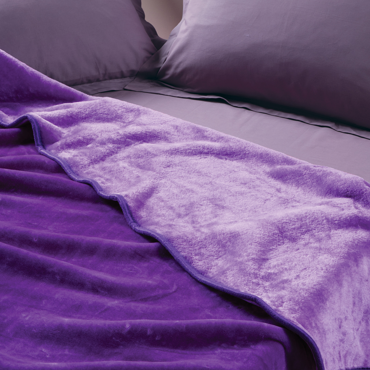 Κουβέρτα Βελουτέ Μονή (160X220) Das Home Velour 0296 Purple Λευκά Είδη Κρεβατοκάμαρας Κουβέρτες Μονές Spitishop