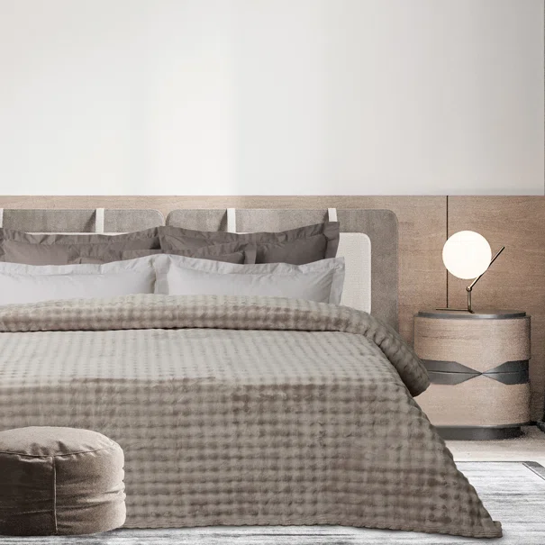 Κουβέρτα Fleece King Size (240x260) Das Home 1370 Taupe
