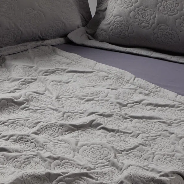 Κουβερτόριο King Size (240x250) Das Home 0287 Grey