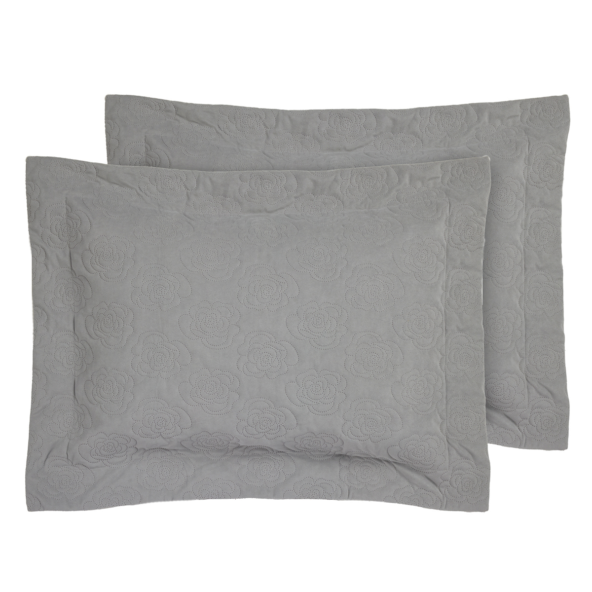 Ζεύγος Μαξιλαροθήκες Oxford (50x70) Das Home 0287 Grey