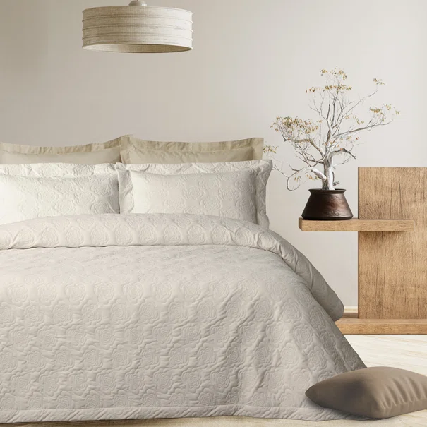 Κουβερτόριο King Size (240x250) Das Home 0288 White