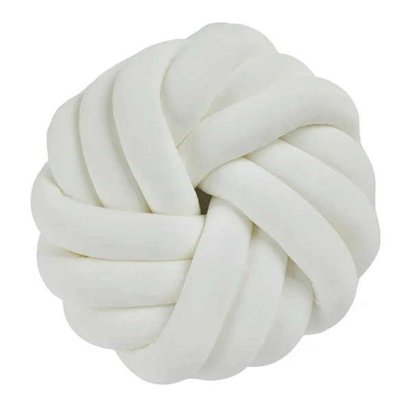 Διακοσμητικό Μαξιλάρι Βελουτέ (Φ35) Das Home 2294 White