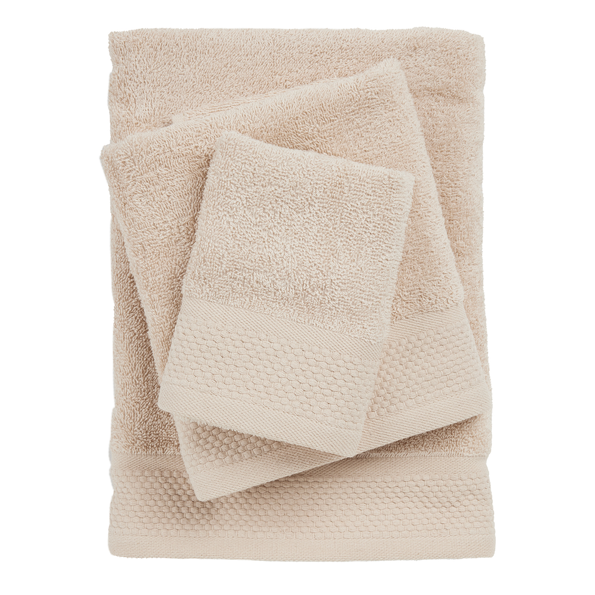 Πετσέτες Μπάνιου (Σετ 3τμχ) Das Home Best 0833 Taupe 450gsm