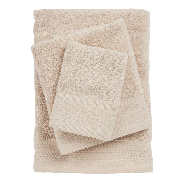 Πετσέτες Μπάνιου (Σετ 3τμχ) Das Home Best 0833 Taupe 450gsm