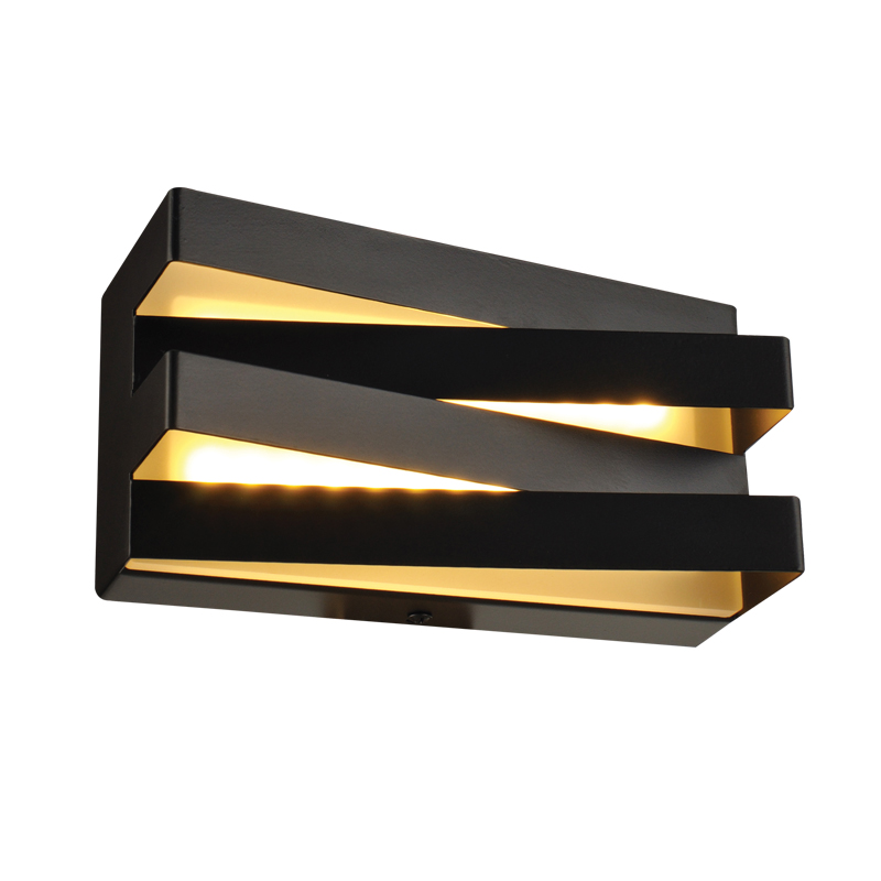 Απλίκα Τοίχου LED Aca Milano V80LEDW20BK Black