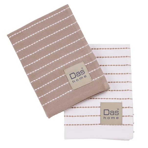 Ποτηρόπανα (Σετ 2τμχ) Das Home Kitchen 0825