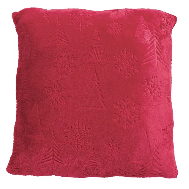 Χριστουγεννιάτικο Μαξιλάρι Fleece (40x40) Das Home 1375 Red