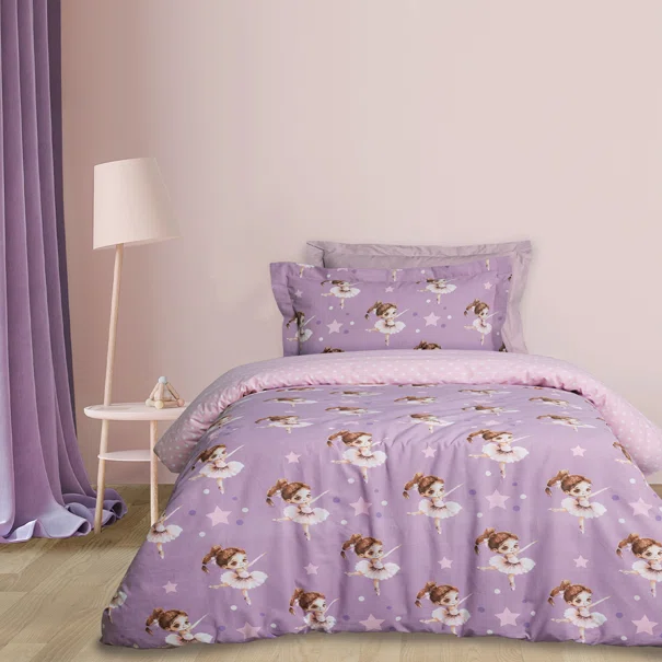 Παπλωματοθήκη Μονή (Σετ 160x240) 2 Όψεων Das Home Kids 4972