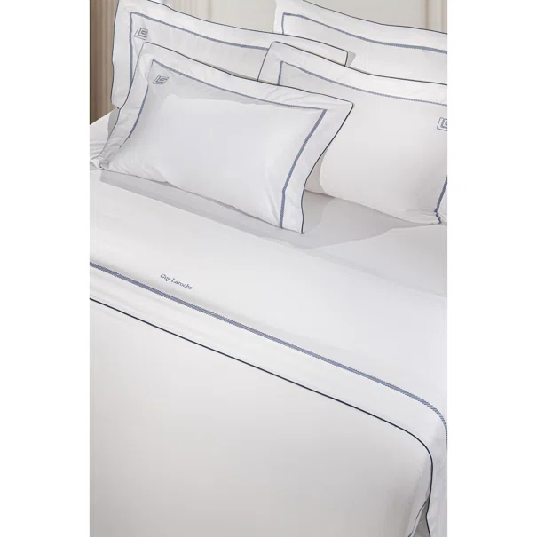 Σεντόνια King Size (Σετ) Guy Laroche Elite White - Marine